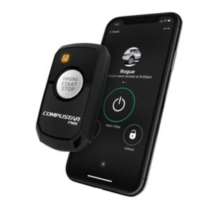 Compustar RFX-2WR3-FM remote and DroneMobile smartphone control