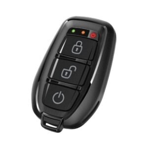 Compustar 2WG17 two-way remote with three buttons and status lights