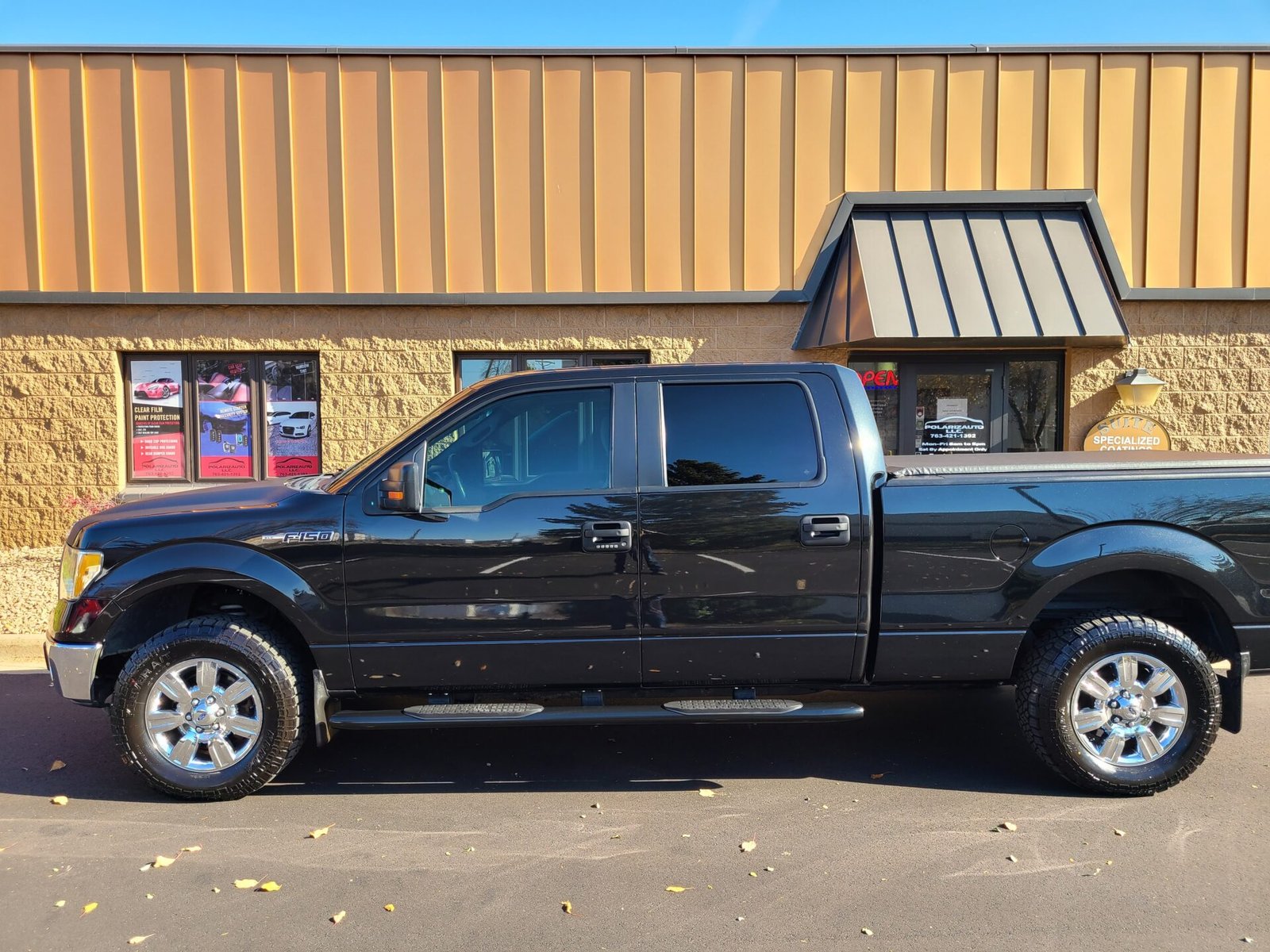 A photo of a side of the car